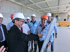 Visite de l'usine de Yazaki par M. l'Ambassadeur Kurokawa - 26/05/2015