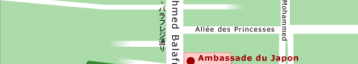 Plan d'accès à l'Ambassade