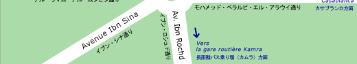 Plan d'accès à l'Ambassade